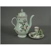 Image 1 : An 18th century porcelain coffee pot and cover, possibly Liverpool, and an 18th century porcelain...