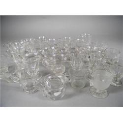 Twenty six assorted 19th century custard cups Est. 60/100...