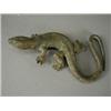 Image 1 : A bronze and cold painted lizard, 14cm long Est. 80/120...