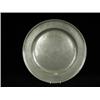 Image 1 : A late 18th century pewter charger with Tudor Rose touch marks, 37cm diameter Est. 100/150...