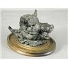 Image 1 : An inkwell in the form of a boar's head, on an oval plinth base, 22cm (with pottery well) Est. 10...