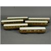 Image 1 : Six Hornby Dublo tin plate 3rd class carriages in LNER livery Est. 100/200...