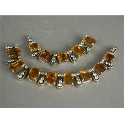 Part of a citrine and diamond necklace Est. 100/150...