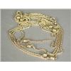Image 1 : A 9ct gold ropetwist longuard chain with intermittent ball links, 140cm long Est. 175/275...
