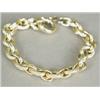 Image 1 : A 9ct gold fancy link bracelet, 20cm long Est. 90/110...