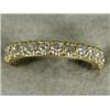 Image 1 : A diamond eternity ring set in 18ct gold, size K Est. 200/300...