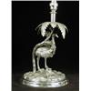 Image 1 : A late 19th century silver plated emu table lamp on a circular base by James Deakin & Son (later...