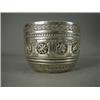 Image 1 : A silver bowl repousse decorated with signs of the zodiac, 1886, 9cm diameter Est. 80/120...