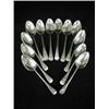 Image 1 : A set of six George IV silver serving spoons, London 1827, a set of four serving spoons, London 1...