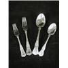 Image 1 : A quantity of silver plated Kings pattern cutlery consisting of sixteen spoons, sixteen forks, bo...