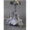 Image 1 : A 19th century silver plated centrepiece (converted to a table lamp), struck G.S., the cherubs wi...