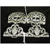 Image 1 : Two late 19th century ladies pierced silver belt buckles, Birmingham 1900/1901 Est. 100/150...