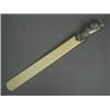 Image 1 : A Victorian ivory and silver handled page turner, 42cm long Est. 200/300...