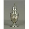 Image 1 : A Victorian silver sugar caster, Birmingham 1894, 17cm Est. 80/120...