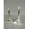 Image 1 : A pair of late Victorian Elkington & Co silver candlesticks, hallmarked Sheffield 1892, 20.5cm hi...