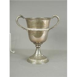 A late George V silver two handled trophy engraved 'The Pendle Forest Hunt ...', hallmarked Londo...