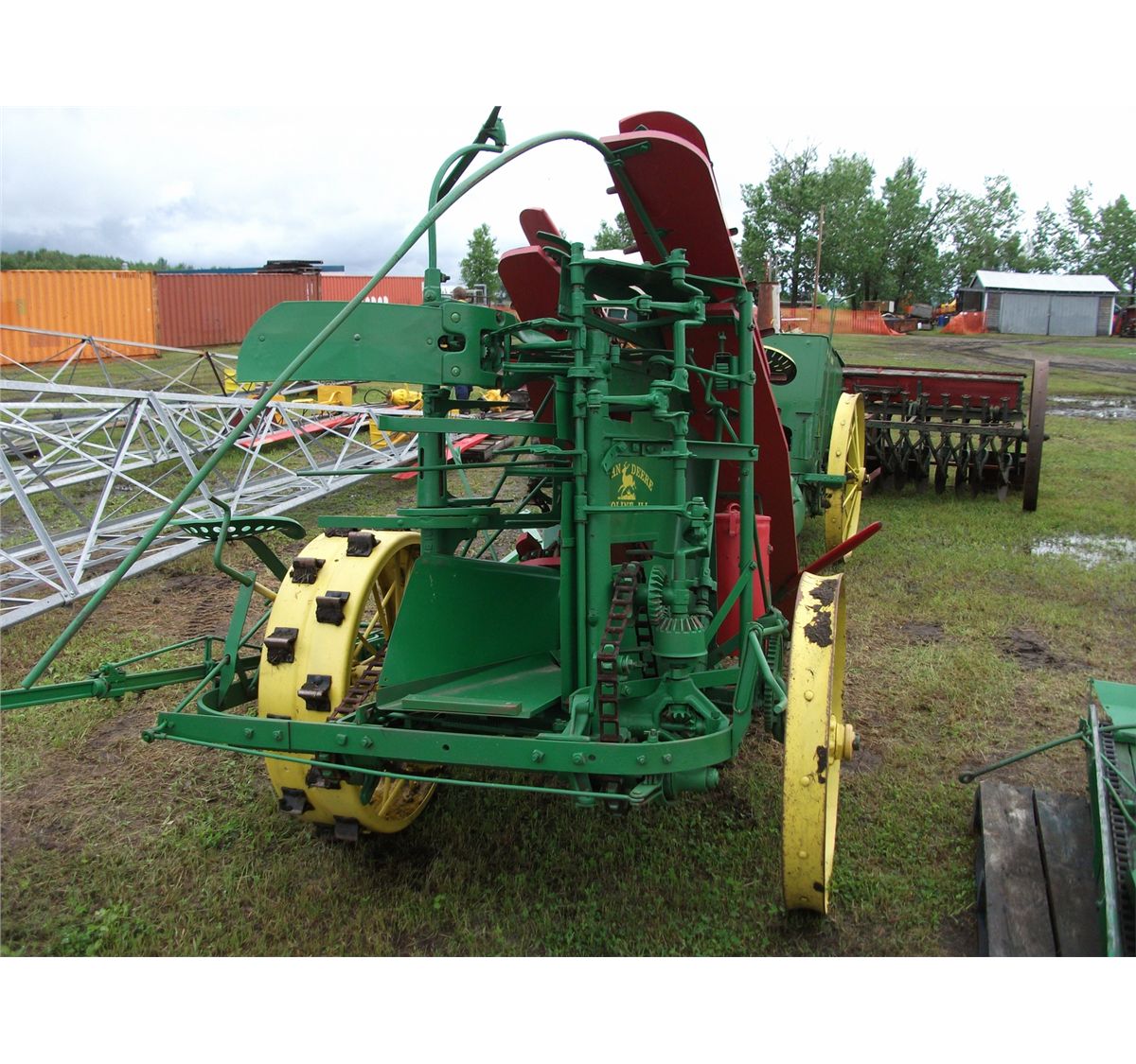 JOHN DEERE SINGLE ROW CORN BINDER
