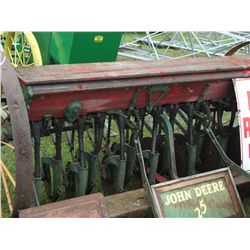 COCKSHUTT 7' HORSE DRAWN SEED DISC DRILL