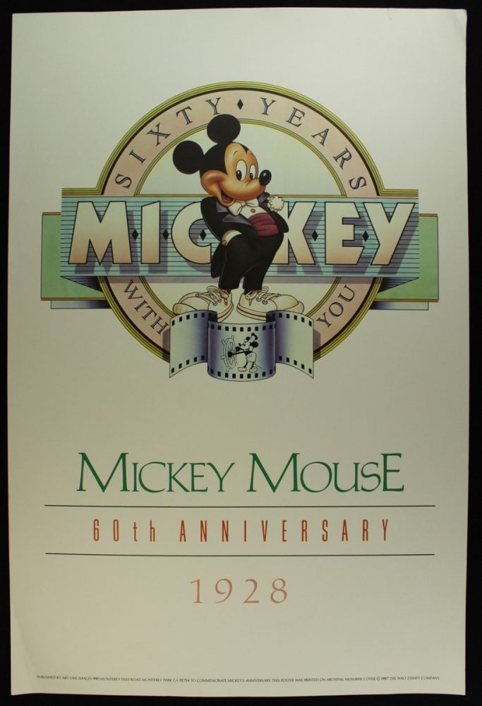 ディズニー Mickey 60 Years With You 1935 Walt Disney Mickey Mouse 