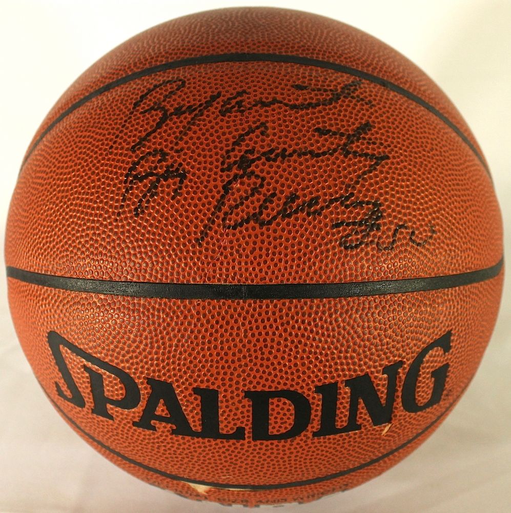 Bryant Reeves Signed Basketball Inscribed 