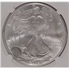 Image 2 : 2004 AMERICAN SILVER EAGLE, NGC MS-69 NICE!