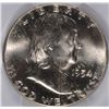 Image 2 : 1954-D FRANKLIN HALF DOLLAR, PCGS MS-64 FBL