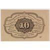 Image 2 : 1862 TEN CENT US POSTAGE CURRENCY