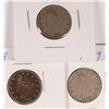 Image 1 : 3- LIBERTY "V" NICKELS, 1906, 1908 & 1911, VF-FINE