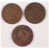 Image 1 : 3-LARGE CENTS, 1852 GOOD & ?? FAIR