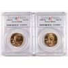 Image 1 : 2-SACAGAWEA'S, 2005 P & 2005 D, BOTH PCGS SATIN FINISH MS68