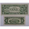 Image 2 : 1963 $2 NOTE & 1971 NOVELTY NOTE "The Inflated States of America"