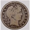 Image 1 : 1911-D BARBER HALF DOLLAR VF-30
