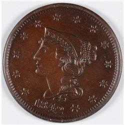 1842 LARGE CENT MS-65+