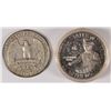 Image 2 : (2) WASHINGTON QUARTERS (32, 76 PF)