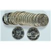 Image 1 : ORIGINAL ROLL OF GEM BU 1959 FRANKLIN HALF DOLLARS