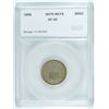 Image 1 : 1866 WITH RAYS SHIELD NICKEL, SEGS XF-40   NICE