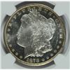 Image 2 : 1878-CC MORGAN SILVER DOLLAR, NGC MS-63 ( STAR ) OBVERSE APPEARS TO BE PL  NICE
