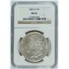 Image 1 : 1880-CC MORGAN Silver Dollar NGC MS-62 WHITE