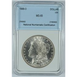 1888-O MORGAN SILVER DOLLAR NNC MS-65 WELL STRUCK