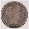 Image 1 : 1912-S BARBER HALF DOLLAR VF-30