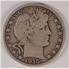 Image 1 : 1915 BARBER HALF DOLLAR F/VF