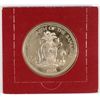 Image 2 : 1974 SILVER $2.00 FLAMINGO COIN OF THE BAHAMAS, WITH BOX AND CERT