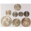 Image 2 : 1966 BAHAMAS COIN SET, MISSING ONE COIN, ( 4 )  COINS ARE SILVER IN ORIG.  CASE
