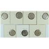 Image 2 : DEALER LOT OF ( 7 ) SEATED LIBERTY DIMES, ALL VG