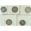 Image 1 : DEALER LOT OF ( 5 ) SEATED DIMES, ALL GRADE FINE