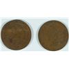 Image 1 : ( 2 ) 1867 INDIAN HEAD CENTS, KEY DATES