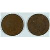 TWO KEY DATE INDIAN HEAD CENTS: 1870 AND 1874