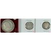 Image 1 : NICE LOT OF SILVER COINS, 1887 DIME-FINE, 1901 DIME-VG, COLUMBIAN HALF DOLLAR