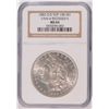 1882-0/S MORGAN SILVER DOLLAR, VAM-4 RECESSED-S NGC MS-64
