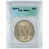 Image 1 : 1924-S PEACE DOLLAR ICG MS64 ORIGINAL, NEVER DIPPED